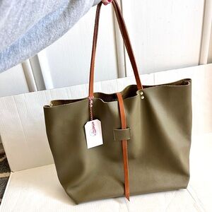 Bee Co Shop Megan Olive Tote Bag